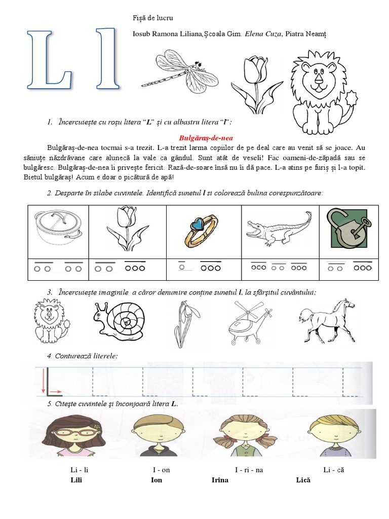 Fisa Litera L | PDF
