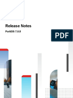 Fortios v7.0.8 Release Notes