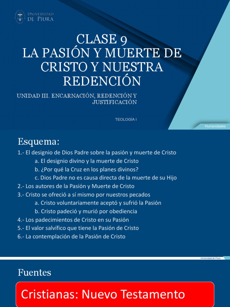 La Pasión de Cristo y nuestra redención | PDF | Jesús | Pecado