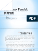 Lari Jarak Pendek Sprint