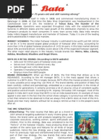 Download Bata IMC Strategy by Meghna Shah SN61316140 doc pdf