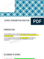 Keynes Consumption Function