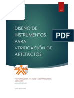 Diseño de Instrumentos para Verificación de Artefactos: Tecnologo en Analisis Y Desarrollo de Sofware