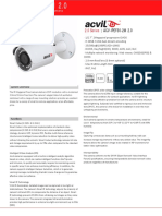 Fisa Tehnica Camera Supraveghere IP Exterior Acvil ACV-IPEF30-2M 2.0