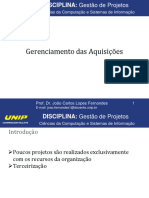 Aula 09 - Gestão de Projetos - Aquisição