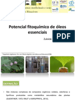 Potencial Fitoquímico de Óleos Essenciais Zuleide