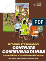 Approches Et Pratiques en Contrats Communautaires