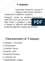 Company Types and Share Capital