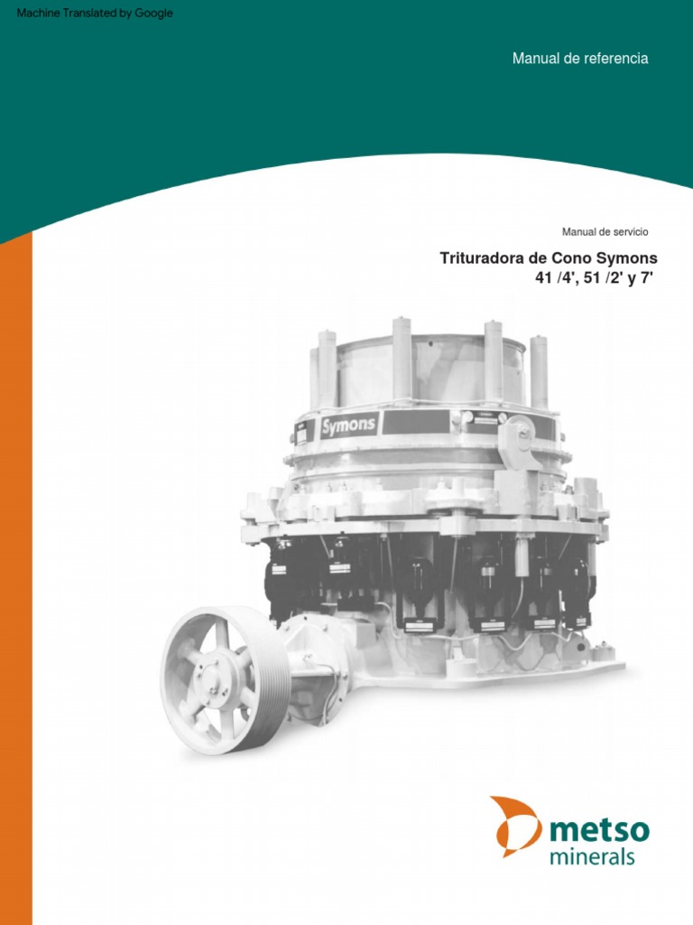 Symons Cone Crusher Service Manual | PDF