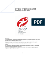 Przepisy - Gry Pilka Reczna 2016
