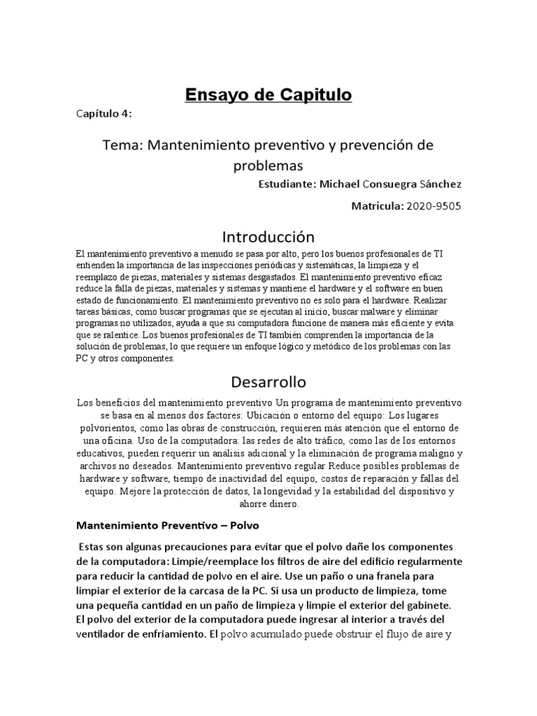 Ensayo de Cisco Capitulo 4 | PDF | USB | Hardware de la computadora