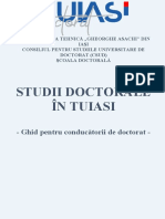 Ghid Conducatori Doctorat