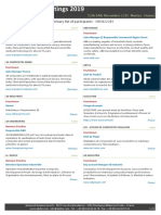 Participants List Composite Meetings 2019