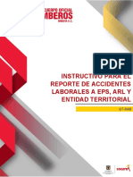 GT-IN06 Reporte de Accidentes Laborales a EPS - ARL y Entidad Territorial