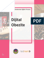 V Uluslararasi Egitim Forumu Dijital Obezite