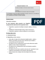 Evaluación 3 Inglés IV Instrucciones