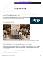 Governo Provisório (1930-1934) - Toda Matéria
