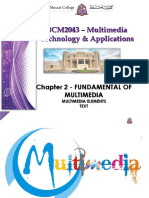 BCM2043 – Fundamentals of Multimedia Text Elements