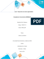 Unidad 2 - Tarea 4 - Exposición Oral, Texto Argumentativo