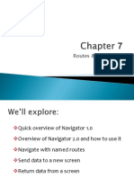 Chapter 7 - Routes Navigation