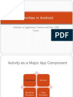 B Android Activities