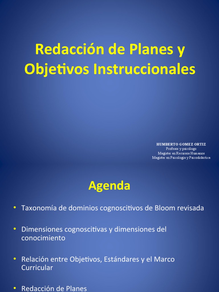 Taxonomia de Bloom y Anderson | PDF | Conocimiento | Evaluación