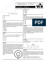 Frederico - Matemática - 2 Série - Lista 4 - Sistemas Lineares