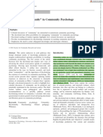 American J of Comm Psychol - 2018 - Dutta - Decolonizing Community in Community Psychology