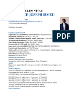 CV - Joseph Simeu