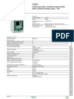 Product Data Sheet: Kaedra para Disp. Modulares Impermeable Cofret Cubierta Montaje Superf. 1 Fila