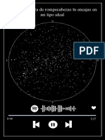 Mapa Estelar Con Codigo Spotify