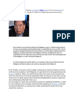 Shī Zhìchéng : Si October 15, 1924 - January 19, 2019) Was A Filipino Businessman and Investor