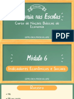 MÓDULO 6 - Indicadores Econômicos e Sociais