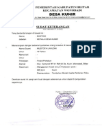 Surat Keterangan Bri