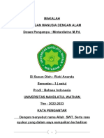 MAKALAH HUBUNGAN MANUSIA DENGAN ALAM Doc