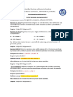 Tarea #1 II Parcial 15% Lenguaje de Programación 1 ARREGLOS - II PAC 2022