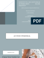 Acceso Femoral