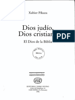 Pikaza - Dios Judío, Dios Cristiano Rev