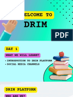 Welcome To DRIM