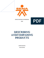 Evidencia 2 Describing and Comparing Products