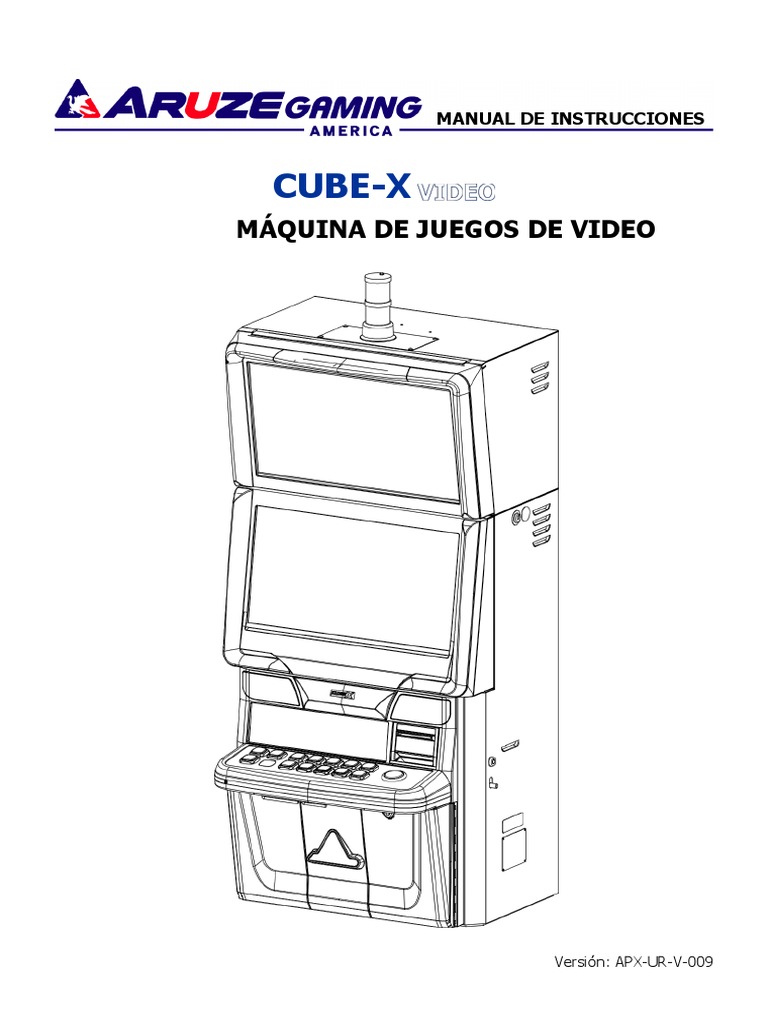 Aruze CubeX Manual - Español | PDF | Litio | Descarga electrostática