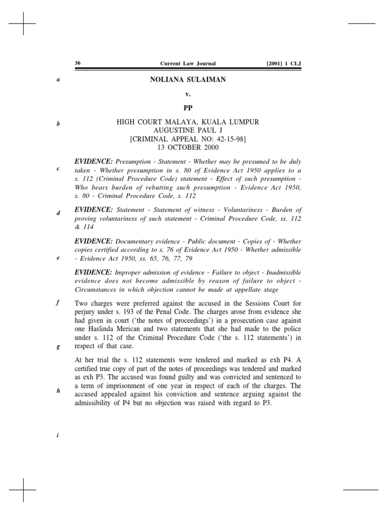 Appeal on Evidence Admissibility Issues | PDF | Criminal Procedure In ...