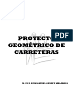 Proyecto Geométrico de Carreteras (Cuadernillo)