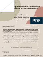 Study On Impact of Forensic Audit Towars Investigation Ang Prevention of Frauds