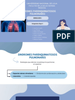 Sindromes Parenquimatosos Pulmonares