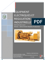 Programme Equipment Electriques Et Regulation Industrielle 2022