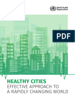 Healthy Cities Effective Approach To A Rapidly Changing World