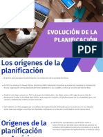 Evolucion de La Planificacion