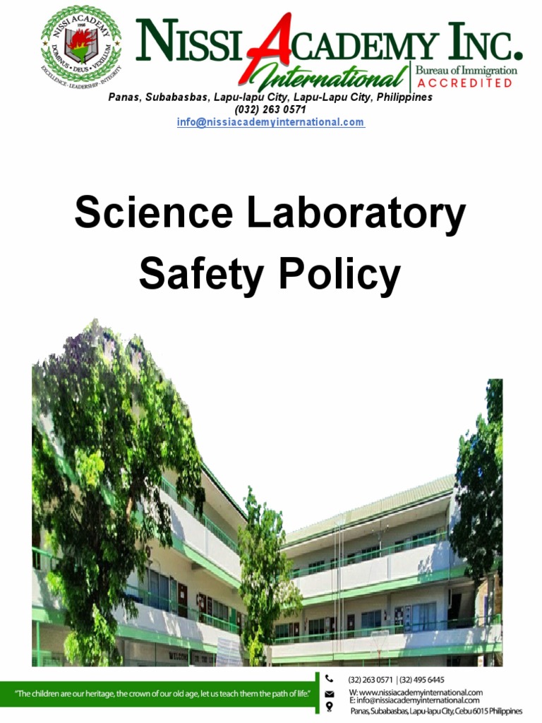 Science Laboratory Policy PDF