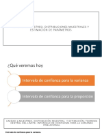 IC VARIANZA, PROPORCIÓN Y EJEMPLOS